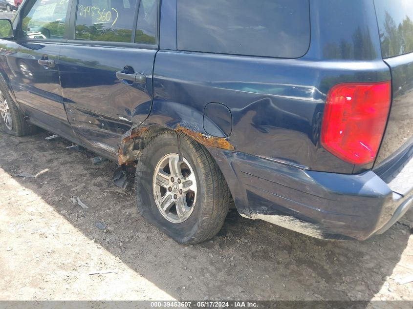 2004 Honda Pilot Ex-L VIN: 2HKYF18534H528664 Lot: 39453607