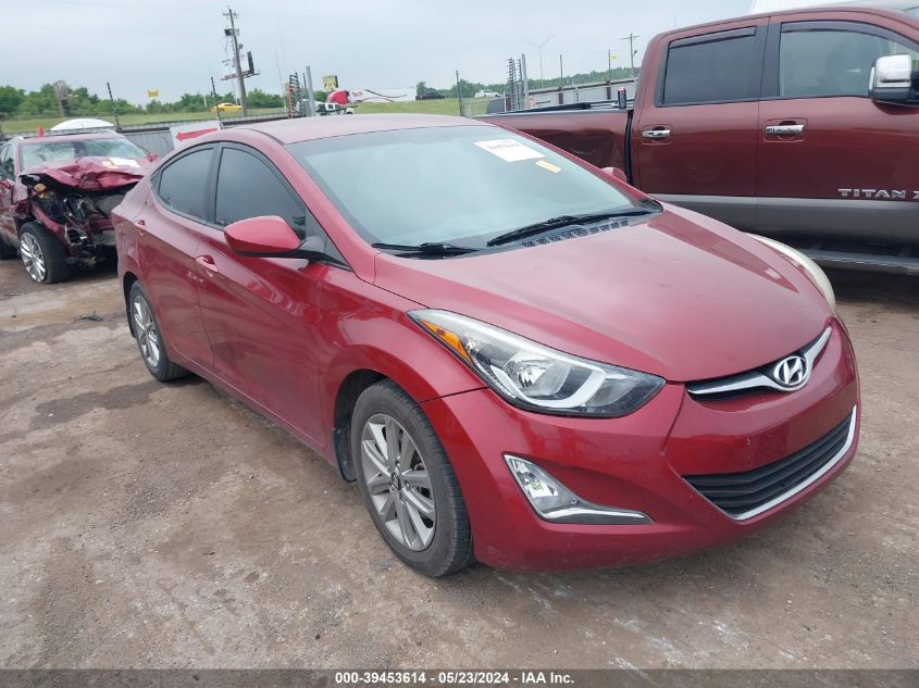 2015 Hyundai Elantra Se VIN: 5NPDH4AE2FH619318 Lot: 39453614