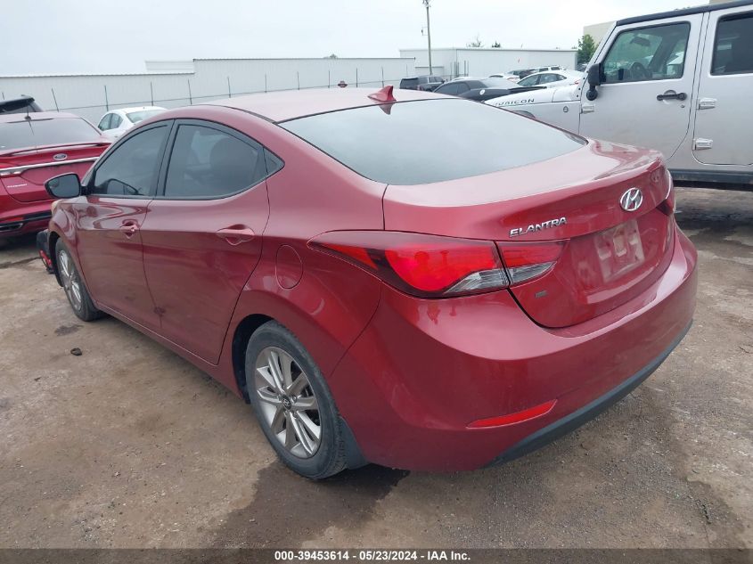 2015 Hyundai Elantra Se VIN: 5NPDH4AE2FH619318 Lot: 39453614