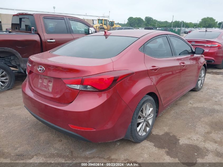 2015 Hyundai Elantra Se VIN: 5NPDH4AE2FH619318 Lot: 39453614