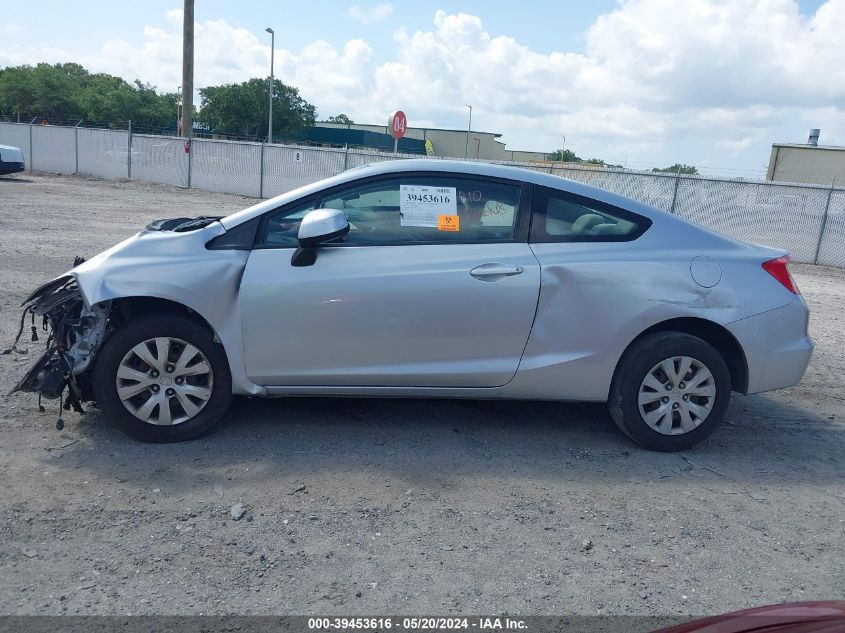 2012 Honda Civic Lx VIN: 2HGFG3B51CH561048 Lot: 39453616