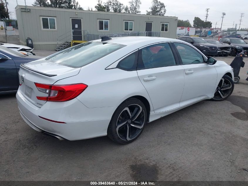 2021 Honda Accord Sport VIN: 1HGCV1F3XMA061718 Lot: 39453640