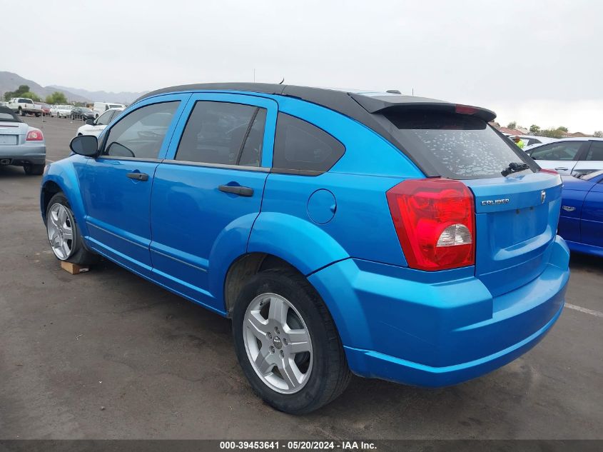 2008 Dodge Caliber Sxt VIN: 1B3HB48B58D794588 Lot: 39453641