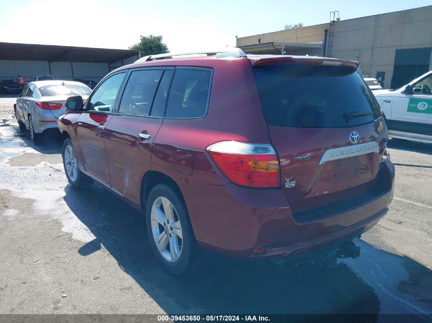 2008 Toyota Highlander Limited VIN: JTEES42A682040379 Lot: 39453650