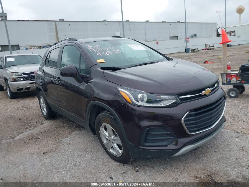 2021 Chevrolet Trax Fwd Lt VIN: KL7CJLSB2MB321474 Lot: 39453651