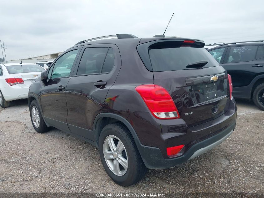 2021 Chevrolet Trax Fwd Lt VIN: KL7CJLSB2MB321474 Lot: 39453651