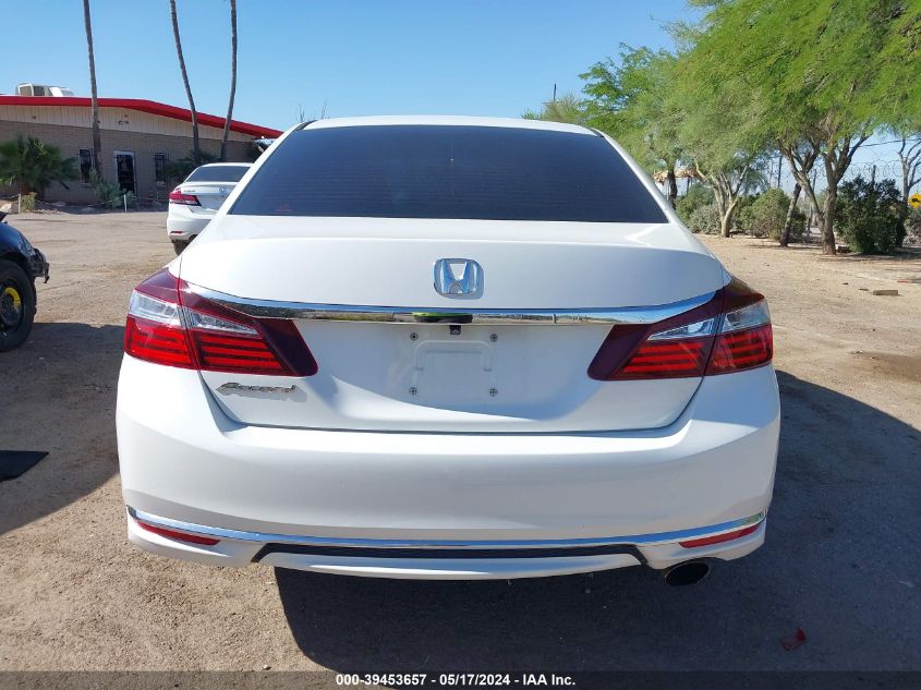 2016 Honda Accord Lx VIN: 1HGCR2F38GA222596 Lot: 39453657