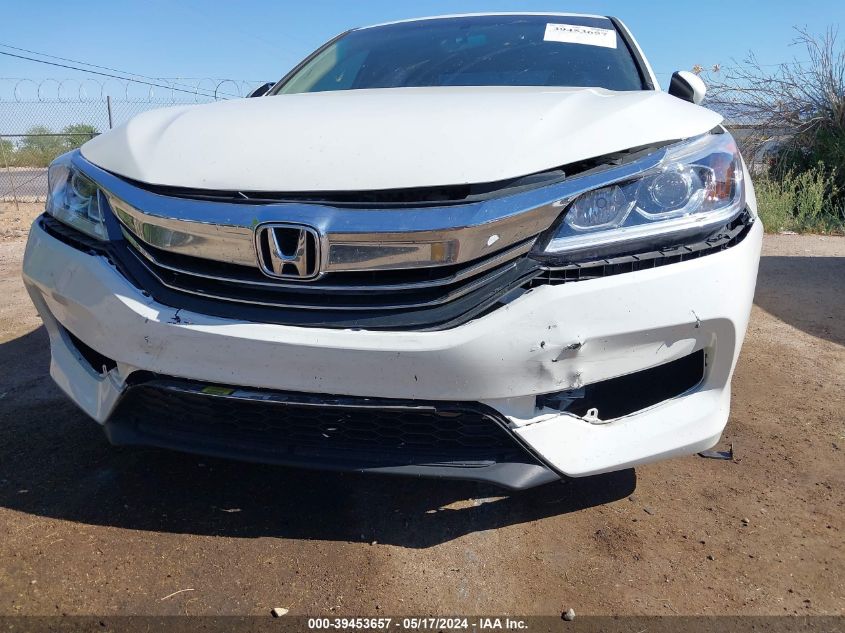 2016 Honda Accord Lx VIN: 1HGCR2F38GA222596 Lot: 39453657