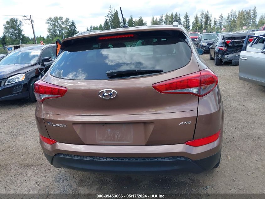 2017 Hyundai Tucson Se VIN: KM8J3CA45HU434297 Lot: 39453666