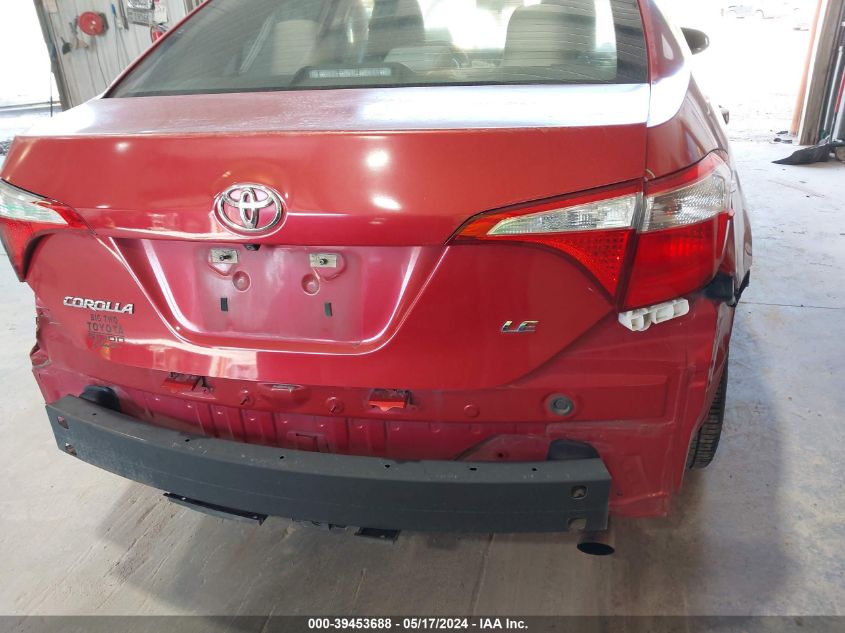 2015 Toyota Corolla Le VIN: 5YFBURHE6FP235843 Lot: 39453688