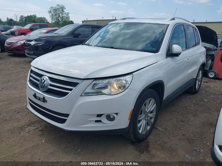 2010 Volkswagen Tiguan Se VIN: WVGAV7AX5AW500580 Lot: 39453723