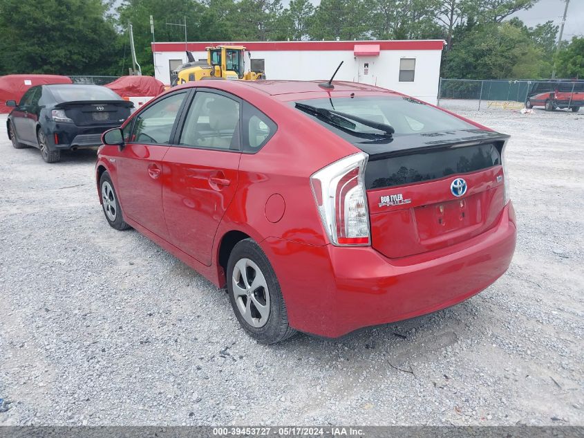 2015 Toyota Prius Three VIN: JTDKN3DU6F0462290 Lot: 39453727