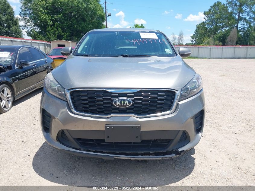 2019 Kia Sorento 3.3L Lx VIN: 5XYPG4A55KG490301 Lot: 39453729