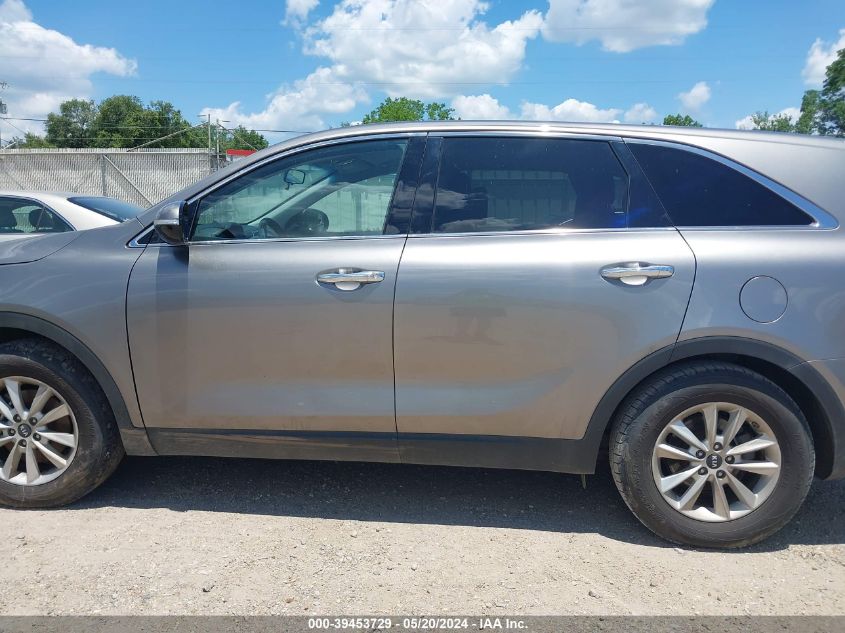 2019 Kia Sorento 3.3L Lx VIN: 5XYPG4A55KG490301 Lot: 39453729