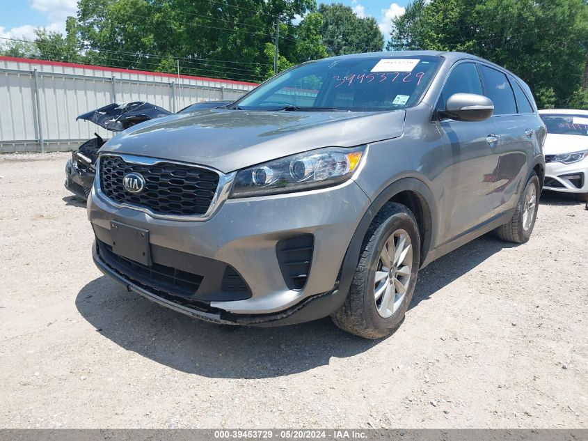 2019 Kia Sorento 3.3L Lx VIN: 5XYPG4A55KG490301 Lot: 39453729