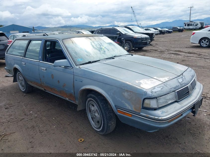 1987 Oldsmobile Cutlass Ciera Brougham Cruiser VIN: 1G3AM8130HD401701 Lot: 39453742