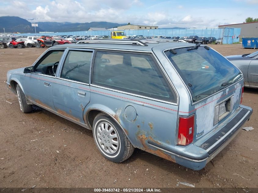 1987 Oldsmobile Cutlass Ciera Brougham Cruiser VIN: 1G3AM8130HD401701 Lot: 39453742