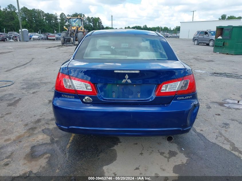 2009 Mitsubishi Galant Es/Sport Edition VIN: 4A3AB36F49E001645 Lot: 39453746