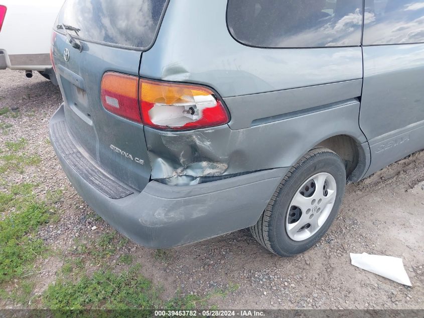 2000 Toyota Sienna Ce VIN: 4T3ZF19C9YU242821 Lot: 39453782