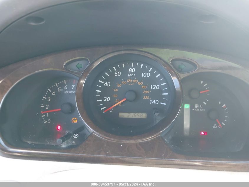 2002 Toyota Highlander Limited V6 VIN: JTEHF21A120044981 Lot: 39453797