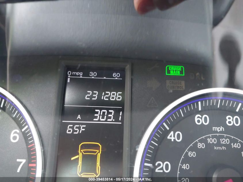 2009 Honda Cr-V Ex VIN: 5J6RE485X9L026448 Lot: 39453814