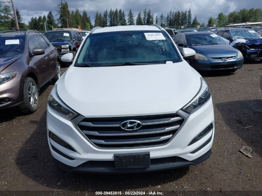 2018 Hyundai Tucson Sel VIN: KM8J3CA4XJU712424 Lot: 39453815