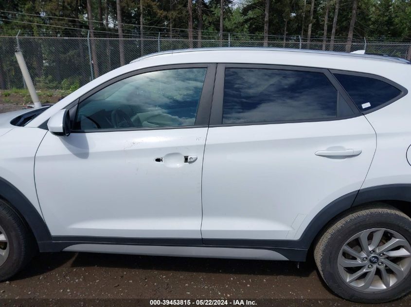 2018 Hyundai Tucson Sel VIN: KM8J3CA4XJU712424 Lot: 39453815