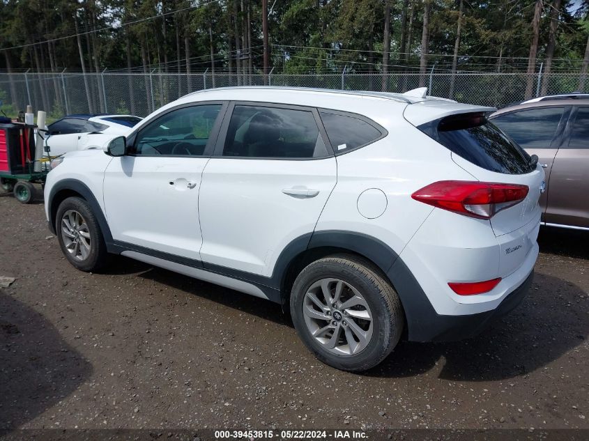 2018 Hyundai Tucson Sel VIN: KM8J3CA4XJU712424 Lot: 39453815