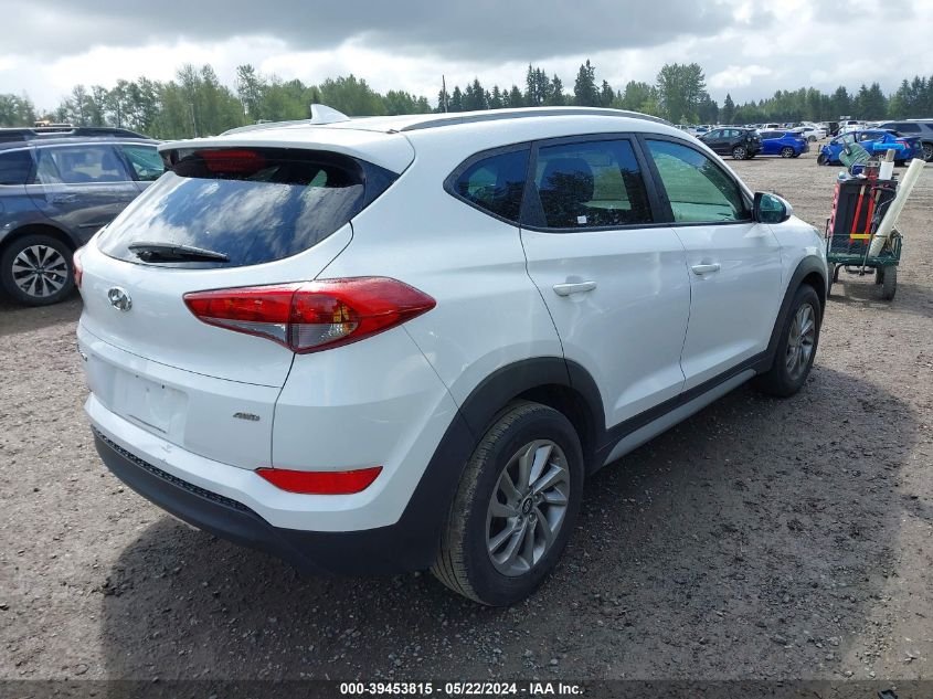 2018 Hyundai Tucson Sel VIN: KM8J3CA4XJU712424 Lot: 39453815