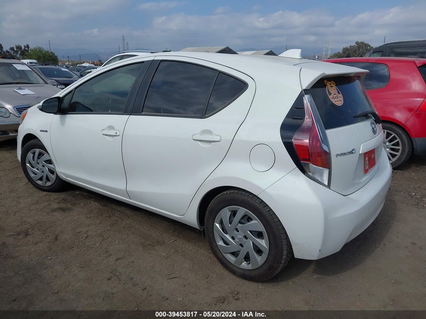 2015 Toyota Prius C Two VIN: JTDKDTB31F1094155 Lot: 39453817