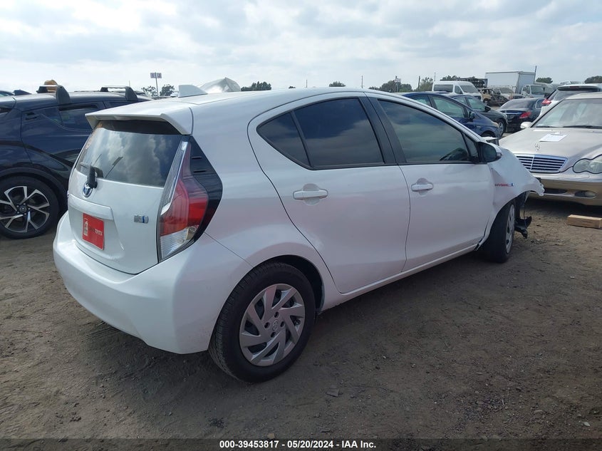 2015 Toyota Prius C Two VIN: JTDKDTB31F1094155 Lot: 39453817