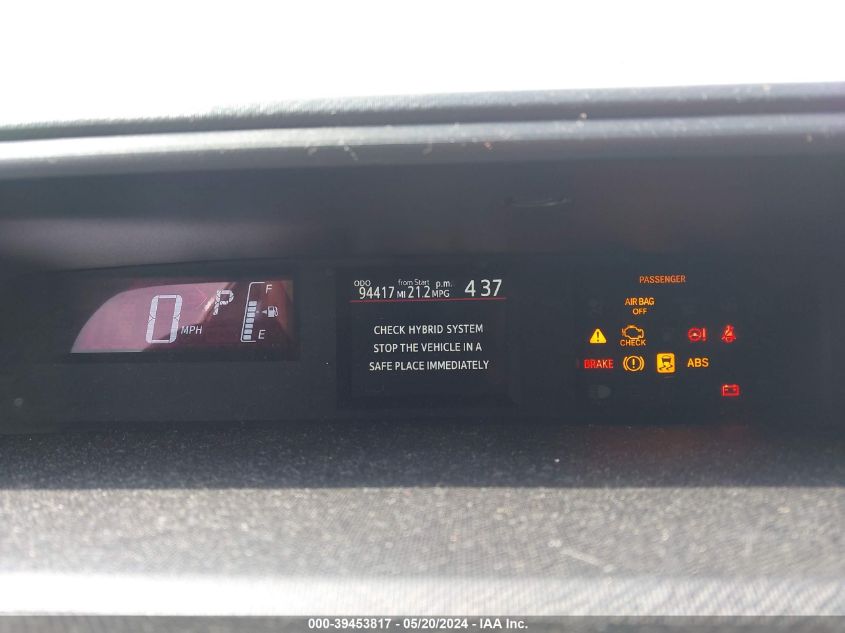 2015 Toyota Prius C Two VIN: JTDKDTB31F1094155 Lot: 39453817