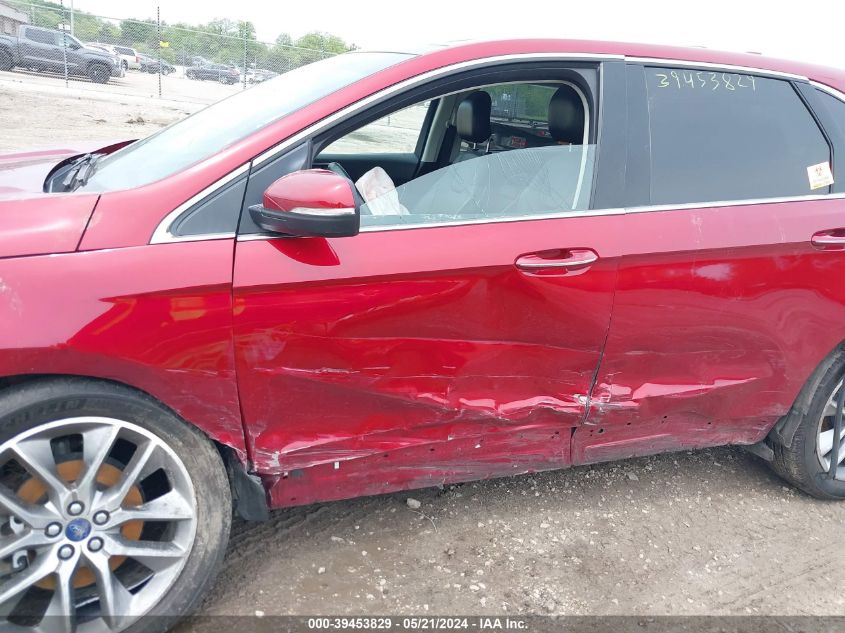 2015 Ford Edge Titanium VIN: 2FMPK3K87FBC06691 Lot: 39453829