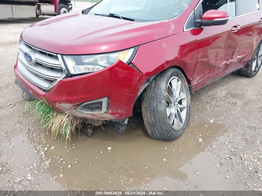 2015 Ford Edge Titanium VIN: 2FMPK3K87FBC06691 Lot: 39453829