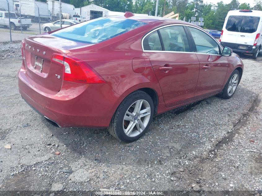 2014 Volvo S60 T5/T5 Platinum/T5 Premier/T5 Premier Plus VIN: YV1612FS7E1295010 Lot: 39453840