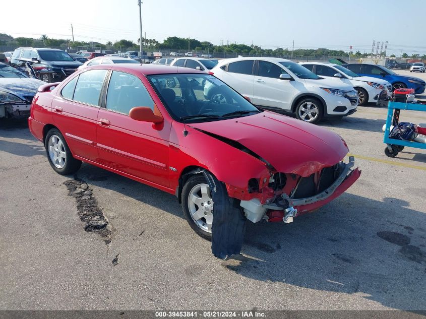 2006 Nissan Sentra 1.8S VIN: 3N1CB51D86L520001 Lot: 39453841