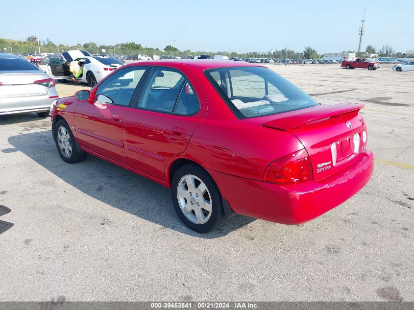 2006 Nissan Sentra 1.8S VIN: 3N1CB51D86L520001 Lot: 39453841