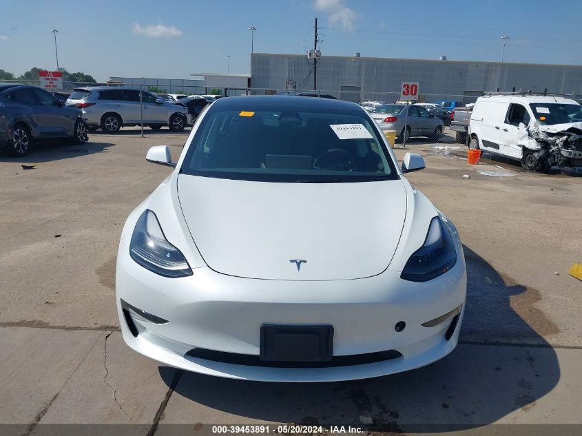 2023 Tesla Model 3 Rear-Wheel Drive VIN: 5YJ3E1EA8PF606955 Lot: 39453891