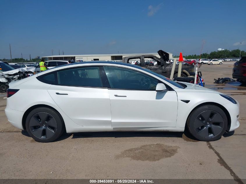 2023 Tesla Model 3 Rear-Wheel Drive VIN: 5YJ3E1EA8PF606955 Lot: 39453891