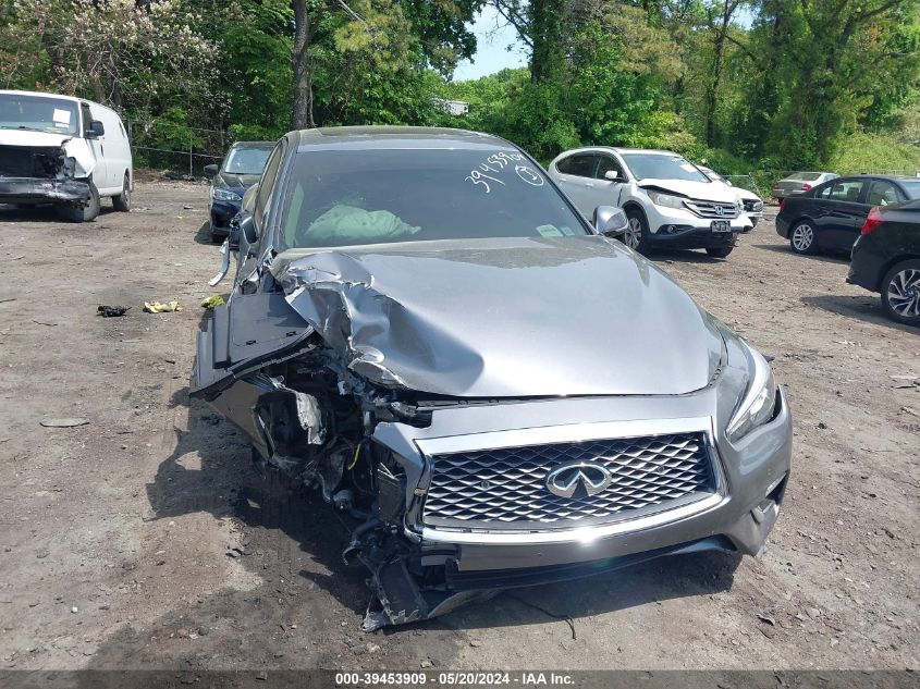 2021 Infiniti Q50 Luxe Awd VIN: JN1EV7BR2MM751002 Lot: 39453909