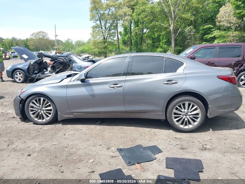 2021 Infiniti Q50 Luxe Awd VIN: JN1EV7BR2MM751002 Lot: 39453909