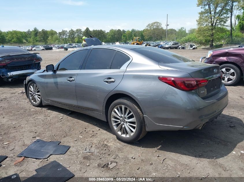 2021 Infiniti Q50 Luxe Awd VIN: JN1EV7BR2MM751002 Lot: 39453909