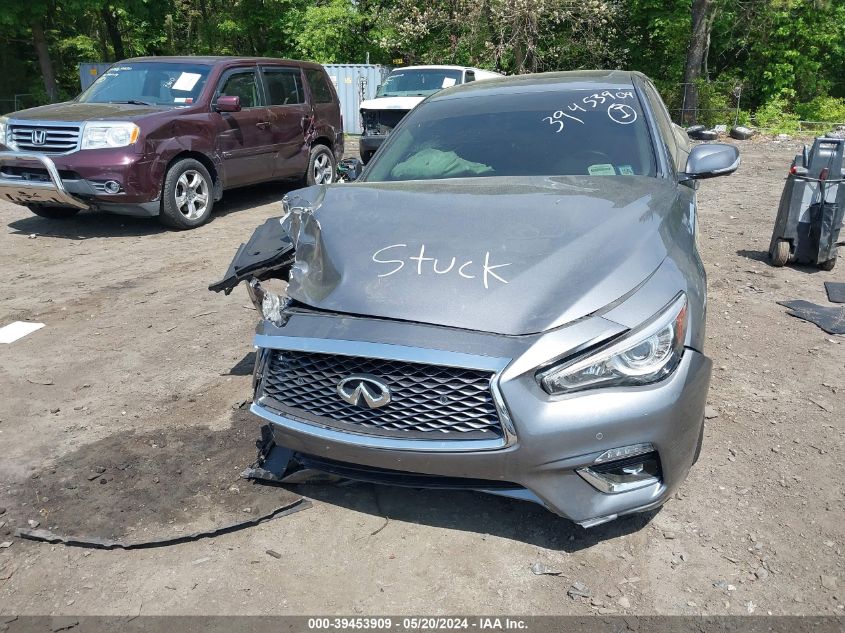 2021 Infiniti Q50 Luxe Awd VIN: JN1EV7BR2MM751002 Lot: 39453909