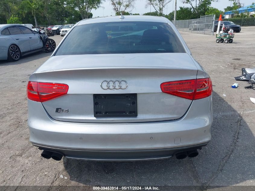 2015 Audi S4 3.0T Premium Plus VIN: WAUBGAFL5FA073490 Lot: 39453914