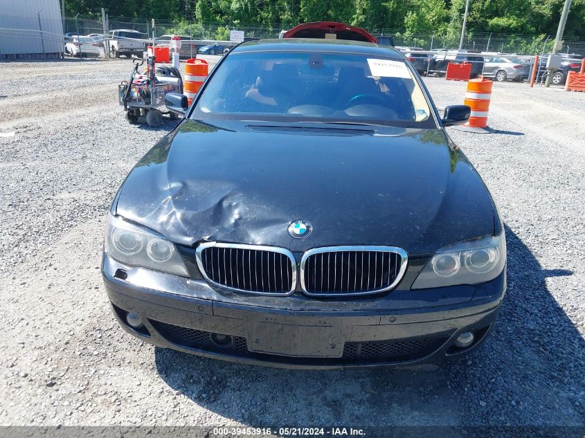 2008 BMW 750Li VIN: WBAHN83518DT87265 Lot: 39453916