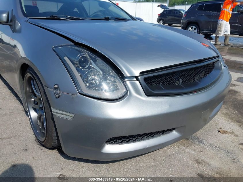 2003 Infiniti G35 Base W/6 Speed Manual VIN: JNKCV54EX3M216967 Lot: 39453919
