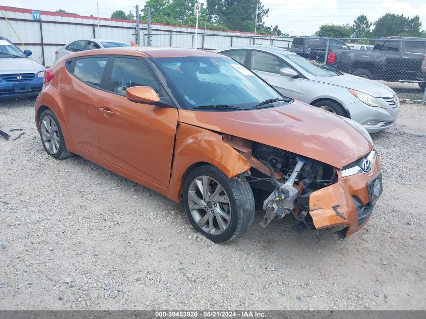 2016 Hyundai Veloster VIN: KMHTC6AD7GU296674 Lot: 39453926