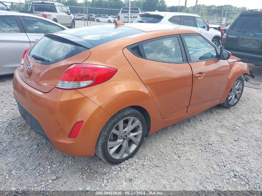 2016 Hyundai Veloster VIN: KMHTC6AD7GU296674 Lot: 39453926