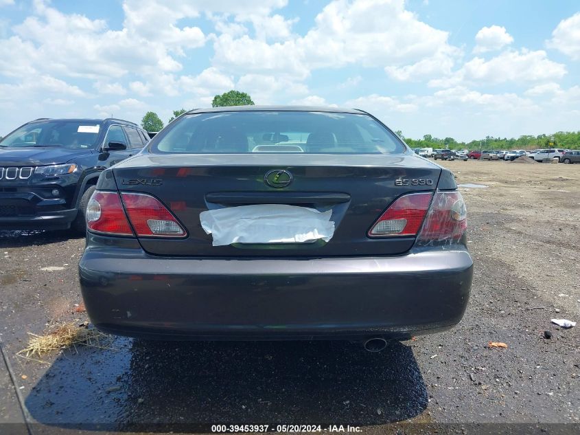 2004 Lexus Es 330 VIN: JTHBA30G145028689 Lot: 39453937