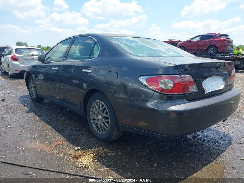 2004 Lexus Es 330 VIN: JTHBA30G145028689 Lot: 39453937